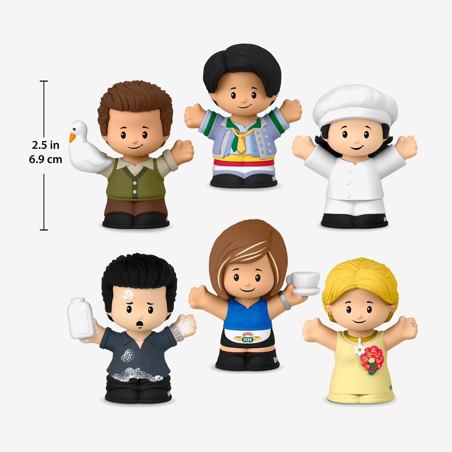 Little People Collector Friends TV Series Special Edition Set - Bộ Mô Hình Nhân Vật Sưu Tầm Phim Friends Mattel Creations - Hình ảnh bổ sung 6