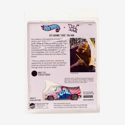Hot Wheels Cey Adams “LOVE” 70’s Van - Xe Mô Hình Sưu Tầm Die-cast - Hình ảnh bổ sung 7