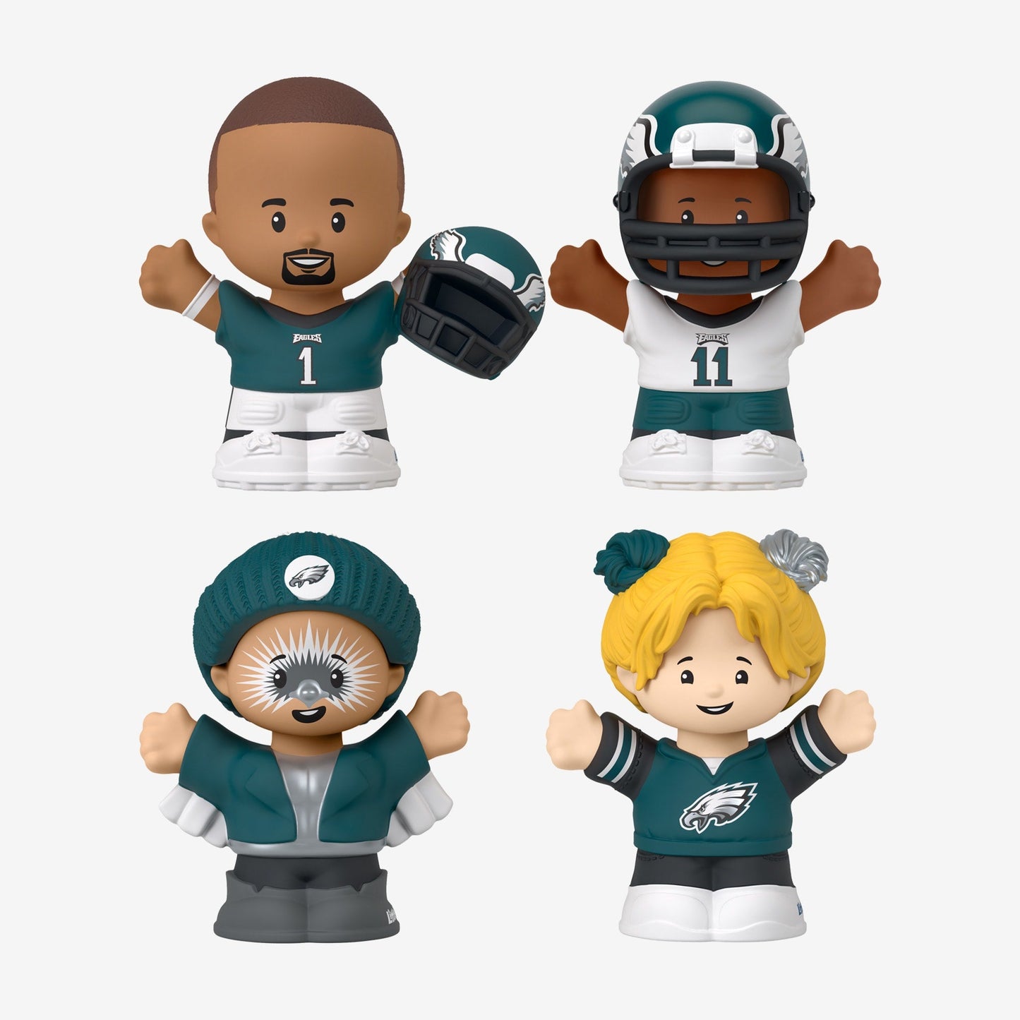 Little People Collector x NFL Philadelphia Eagles Set - Bộ Mô Hình Nhân Vật Philadelphia Eagles - Mattel - Hình ảnh bổ sung 5