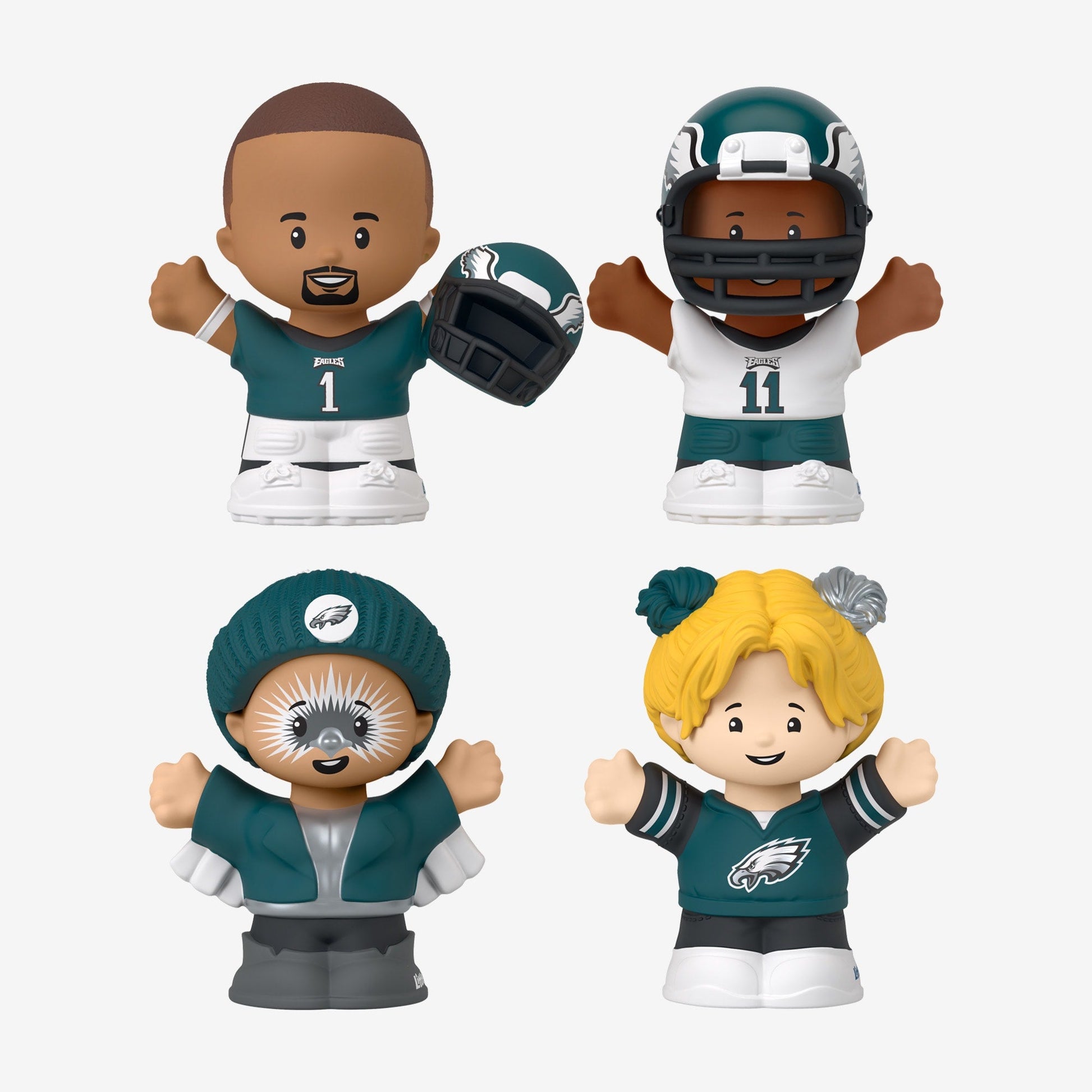 Little People Collector x NFL Philadelphia Eagles Set - Bộ Mô Hình Nhân Vật Philadelphia Eagles - Mattel - Hình ảnh bổ sung 5