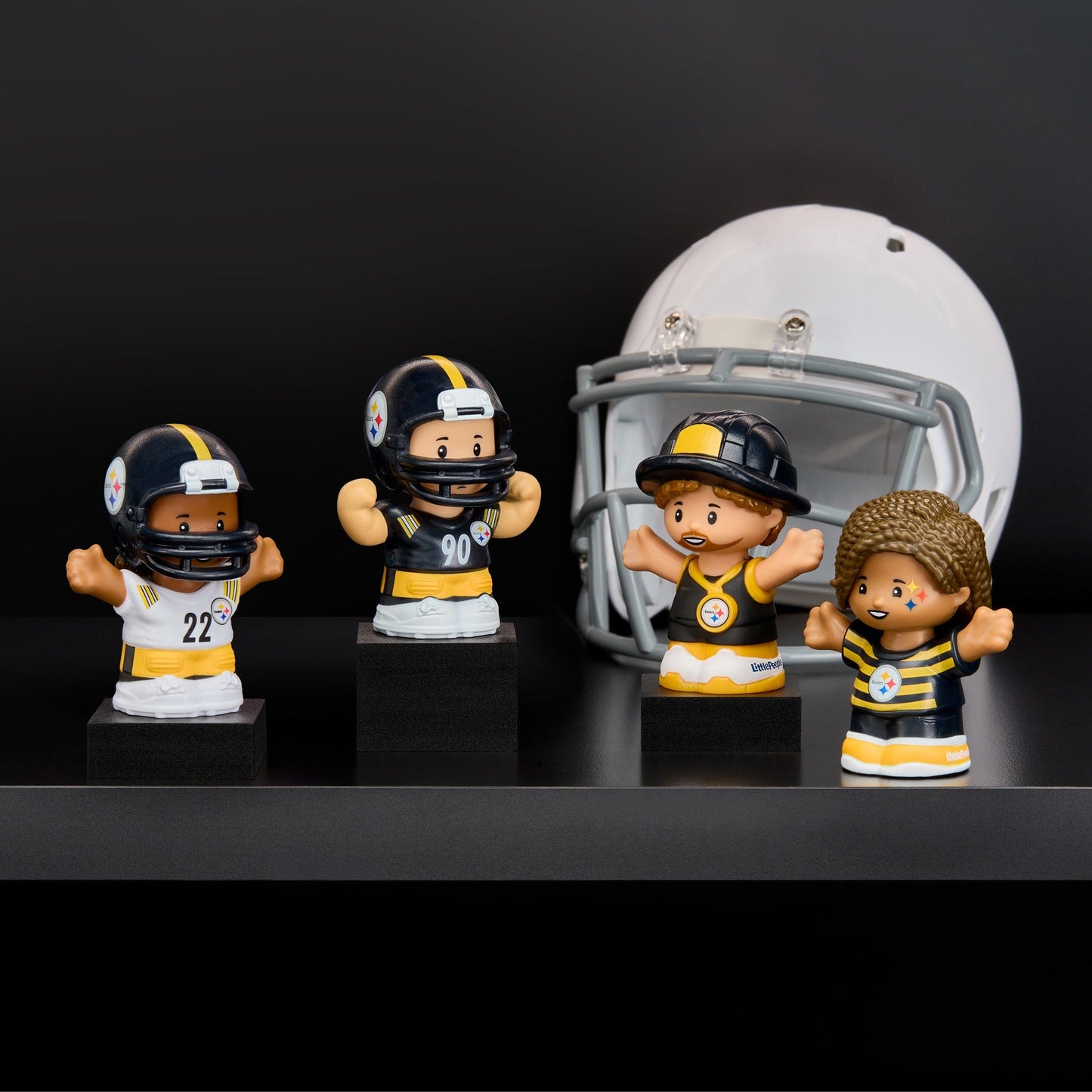 Little People Collector x NFL Pittsburgh Steelers Set - Bộ Mô Hình Sưu Tập NFL - Mattel Mattel - ảnh 1 - Figure Set