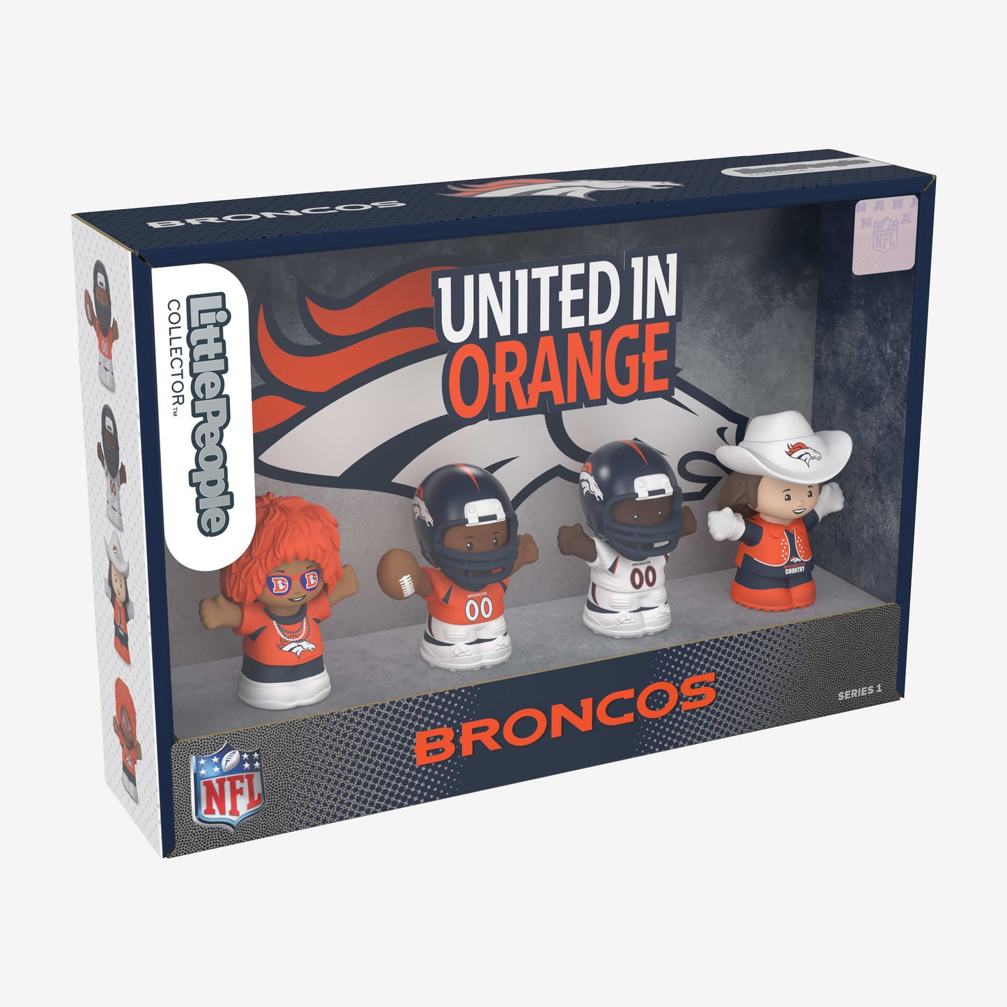 Little People Collector x NFL Denver Broncos Set - Bộ Mô Hình Sưu Tầm NFL - Mattel HNJ41 Mattel - ảnh 2 - Figure Set