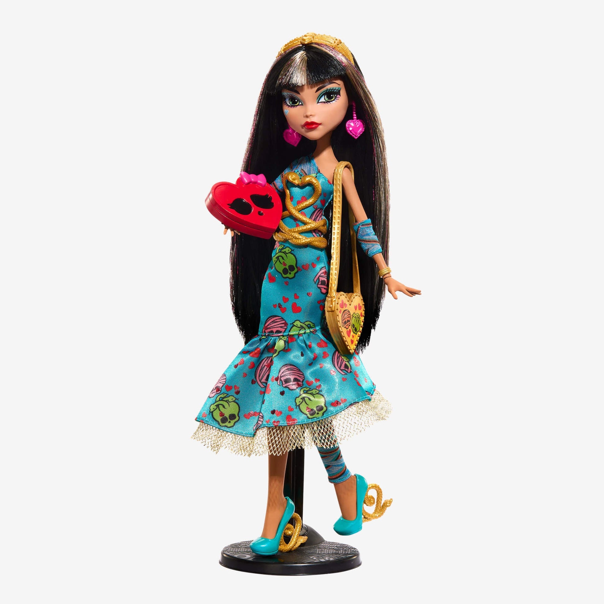 Monster High Cleo and Deuce Howliday Love Edition 2 Pack - Bộ 2 Búp Bê Sưu Tầm Phiên Bản Lễ Tình Nhân Mattel - Góc nhìn khác 3