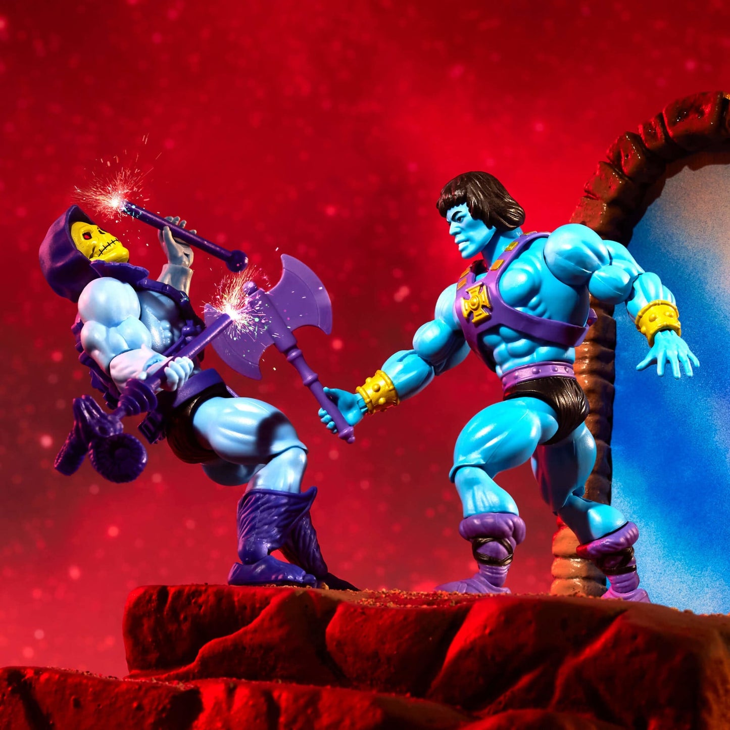 Masters of the Universe Origins He-Skeletor Figure - Mô hình hành động cao cấp Mattel - Góc nhìn khác 3
