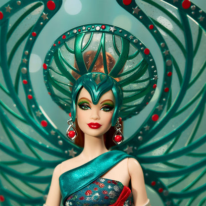 Bob Mackie Holiday Angel Barbie Doll - Búp Bê Barbie Sưu Tầm Cao Cấp - Barbie Signature HRM70 - Hình ảnh bổ sung 4