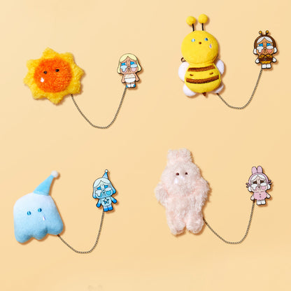 Crybaby Crying Again Series-Plush Badge Blind Box - Huy hiệu bông - POP MART