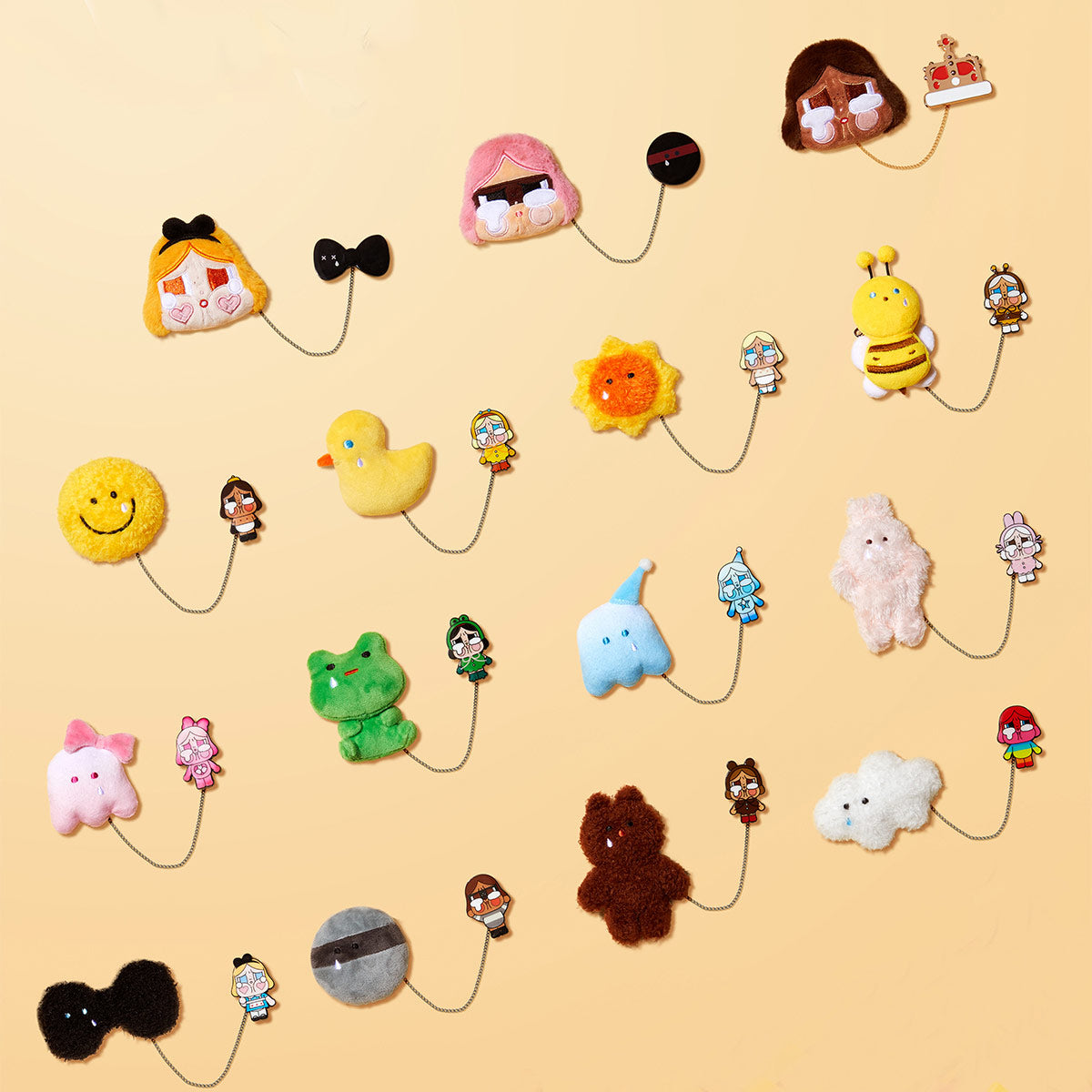 Crybaby Crying Again Series-Plush Badge Blind Box - Huy hiệu bông - POP MART