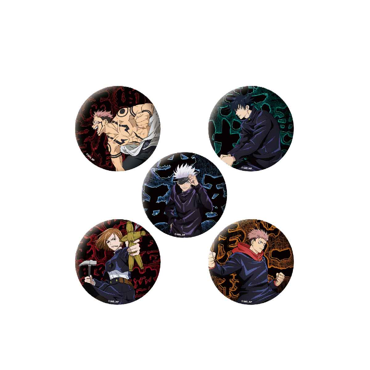 Jujutsu Kaisen Series 1 Badge Toy - Huy hiệu Anime Chú Thuật Hồi Chiến - SUNRISEPOP JKAC022
