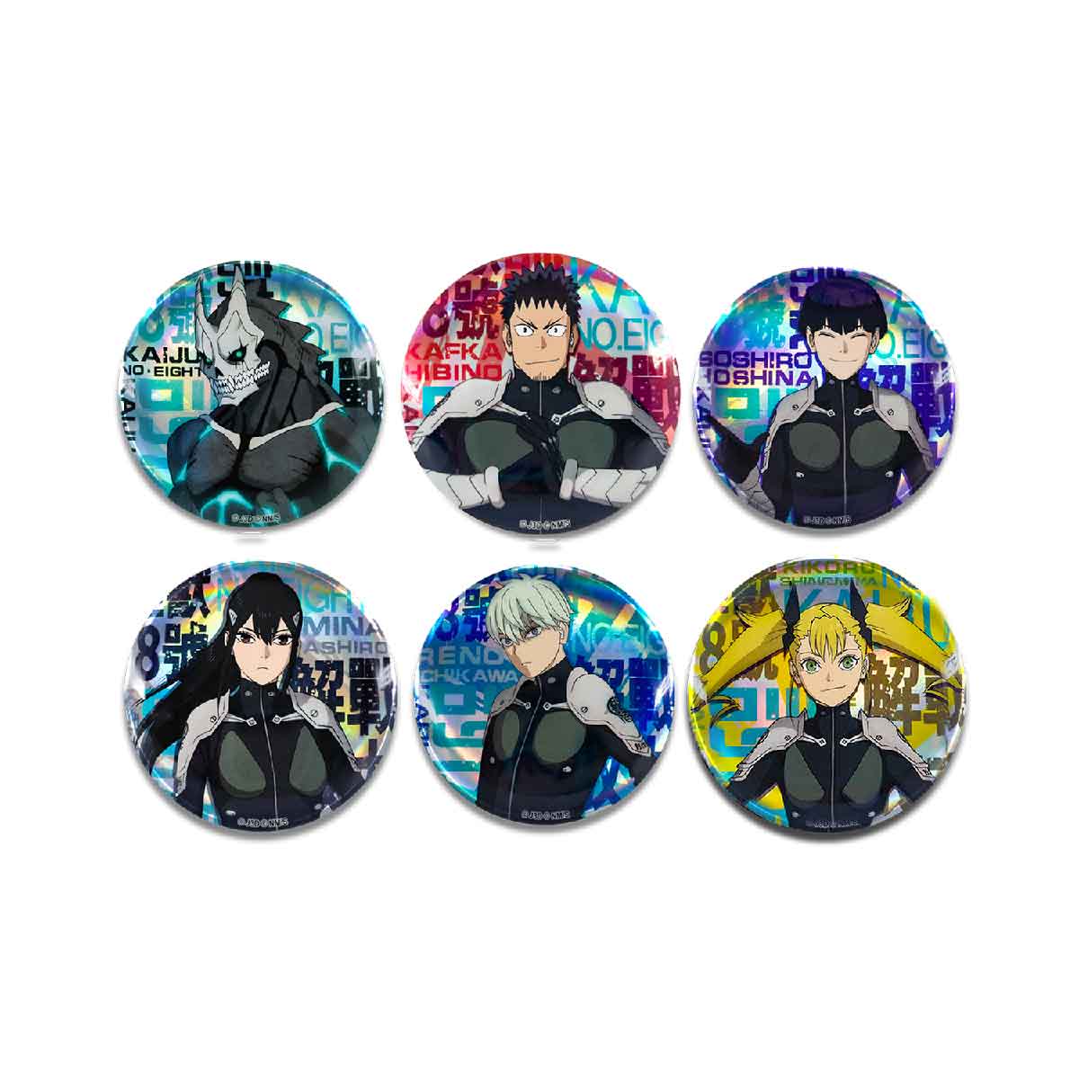 Kaiju No.8 01 SUNRISEPOP K8AC001 Badge - Huy hiệu Anime cài áo - SUNRISEPOP