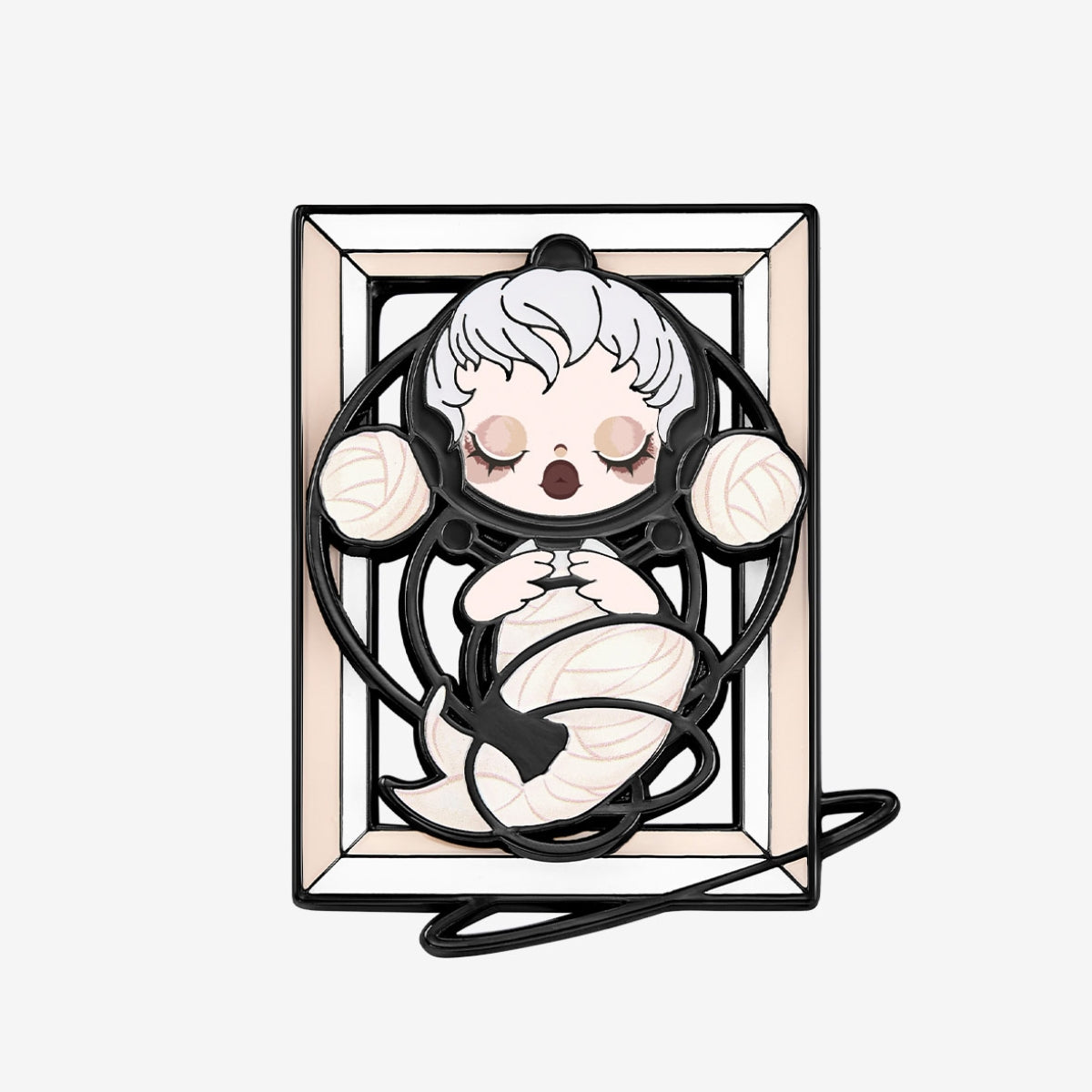 SKULLPANDA Image Of Reality Edition Badge - Huy hiệu Art Toy - POP MART