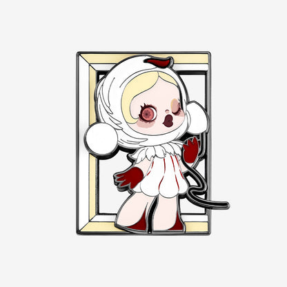 SKULLPANDA Image Of Reality Edition Badge - Huy hiệu Art Toy - POP MART