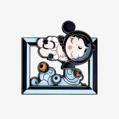 SKULLPANDA Image Of Reality Edition Badge - Huy hiệu Art Toy - POP MART