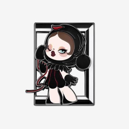 SKULLPANDA Image Of Reality Edition Badge - Huy hiệu Art Toy - POP MART
