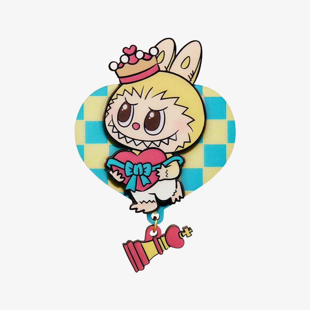 THE MONSTERS Let's Checkmate Series Blind Box Badge - Huy hiệu Labubu chính hãng - POP MART