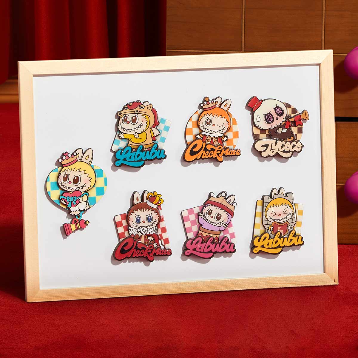 THE MONSTERS Let's Checkmate Series Blind Box Badge - Huy hiệu Labubu chính hãng - POP MART