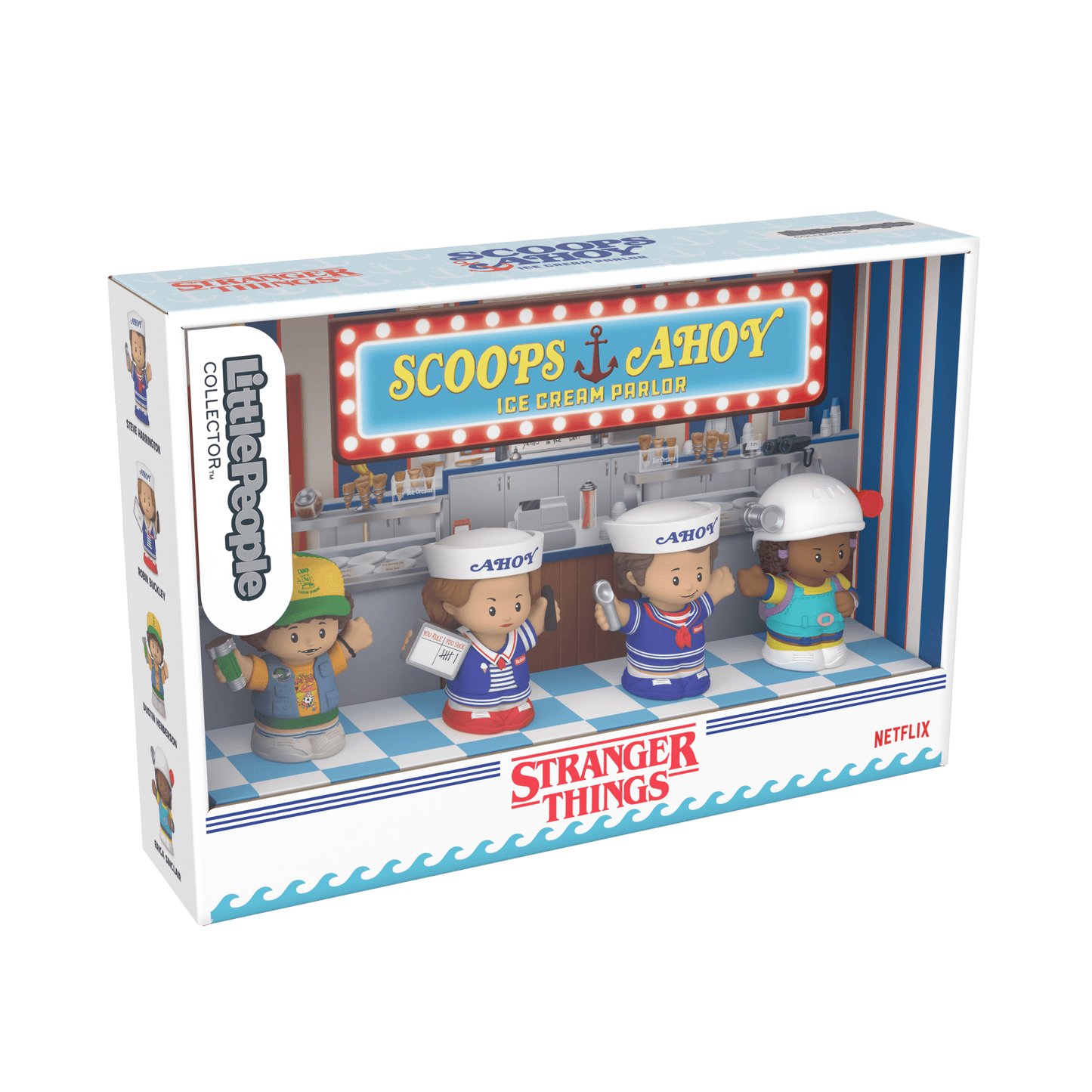 Little People Collector Stranger Things: Scoops Troop Special Edition Set - Bộ Mô Hình Nhân Vật Sưu Tầm Mattel - Hình ảnh bổ sung 8
