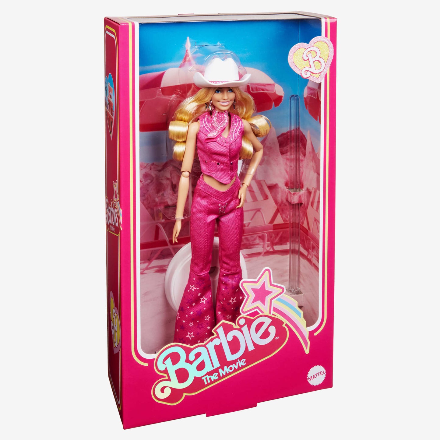 Barbie in Pink Western Outfit – Barbie The Movie - Búp bê sưu tầm cao cấp Mattel HPK00