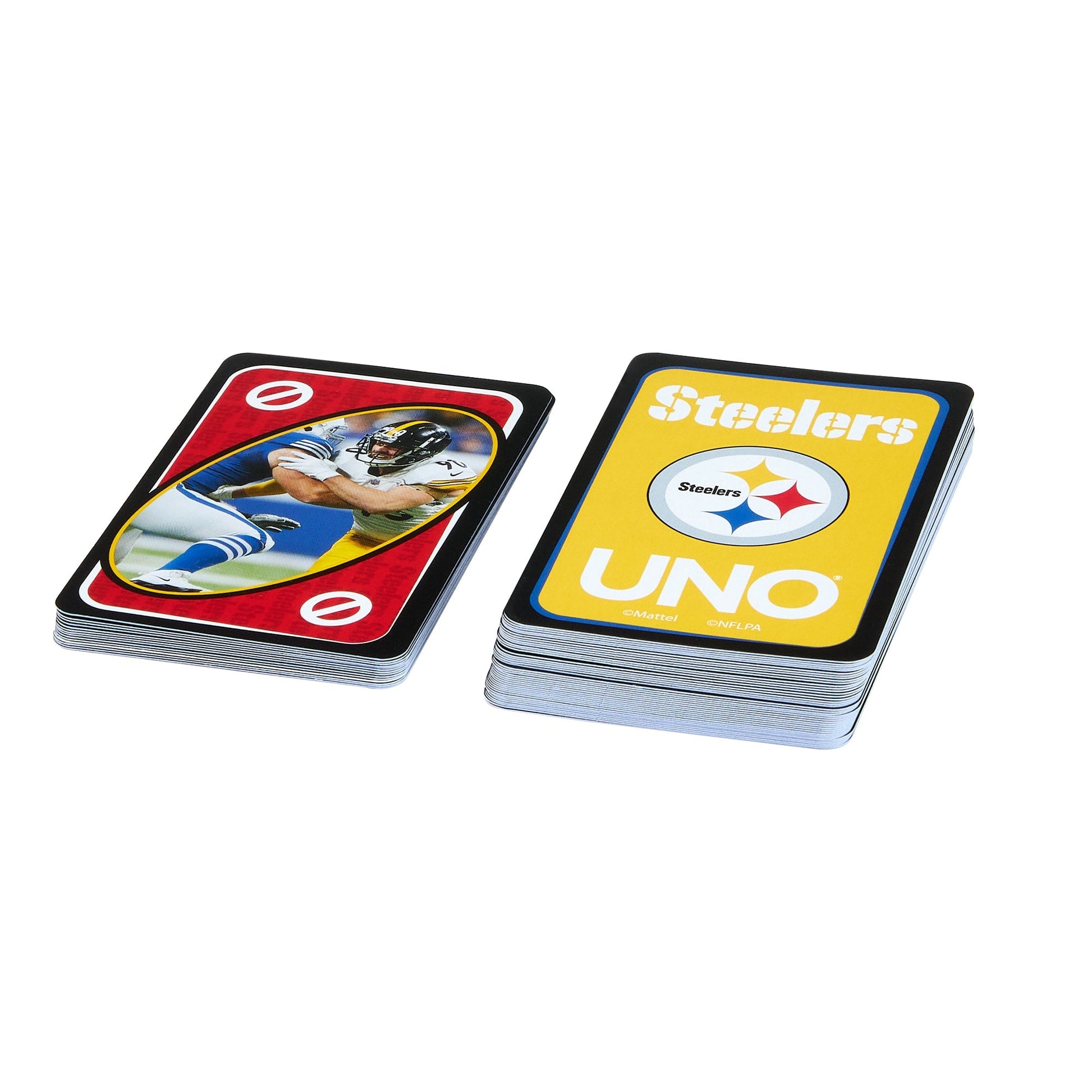 UNO Fandom NFL Pittsburgh Steelers Game Deck - Bộ Bài Thẻ Bài Thể Thao Cao Cấp Mattel HYH53 - Hình ảnh bổ sung 5
