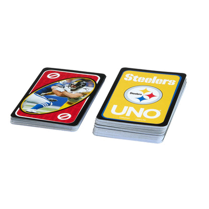 UNO Fandom NFL Pittsburgh Steelers Game Deck - Bộ Bài Thẻ Bài Thể Thao Cao Cấp Mattel HYH53 - Hình ảnh bổ sung 5