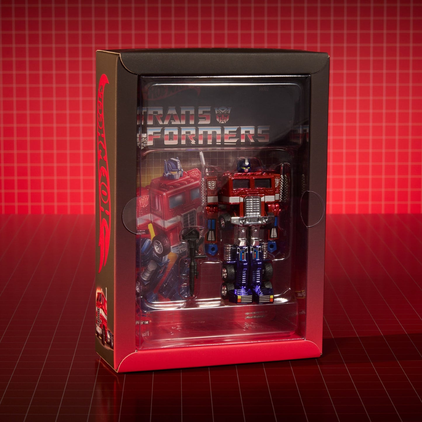 Hot Wheels Transformers Optimus Prime - Mô Hình Biến Hình Die-cast Hot Wheels
