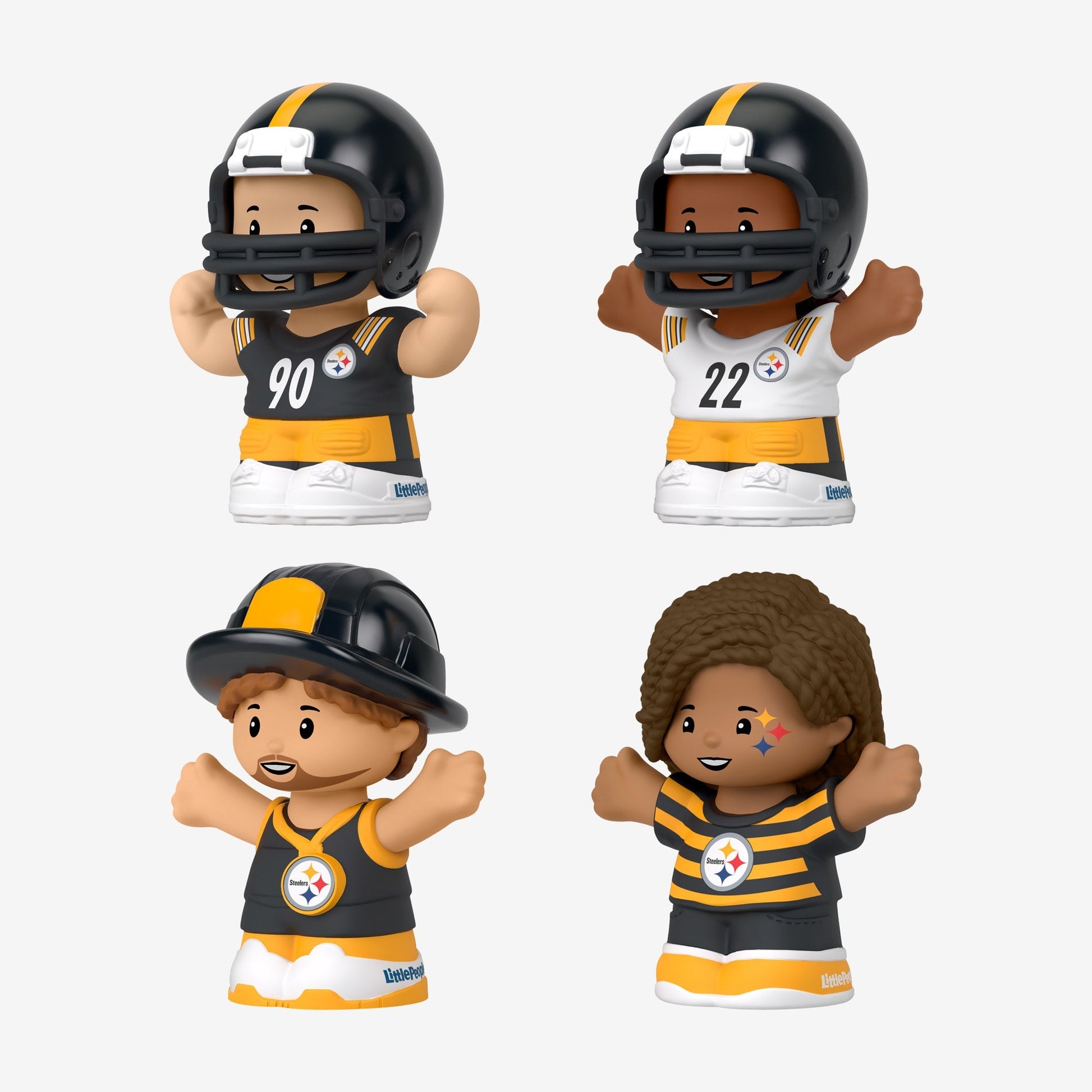 Little People Collector x NFL Pittsburgh Steelers Set - Bộ Mô Hình Sưu Tập NFL - Mattel Mattel - ảnh 2 - Figure Set