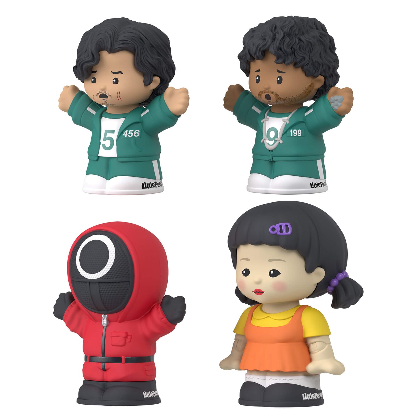 Little People Collector Squid Game Set - Bộ Hình Nhân Vật Sưu Tầm Cao Cấp - Mattel HYC41