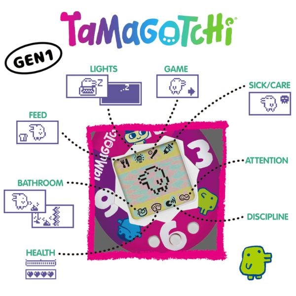 Original Tamagotchi Color Collection Orange