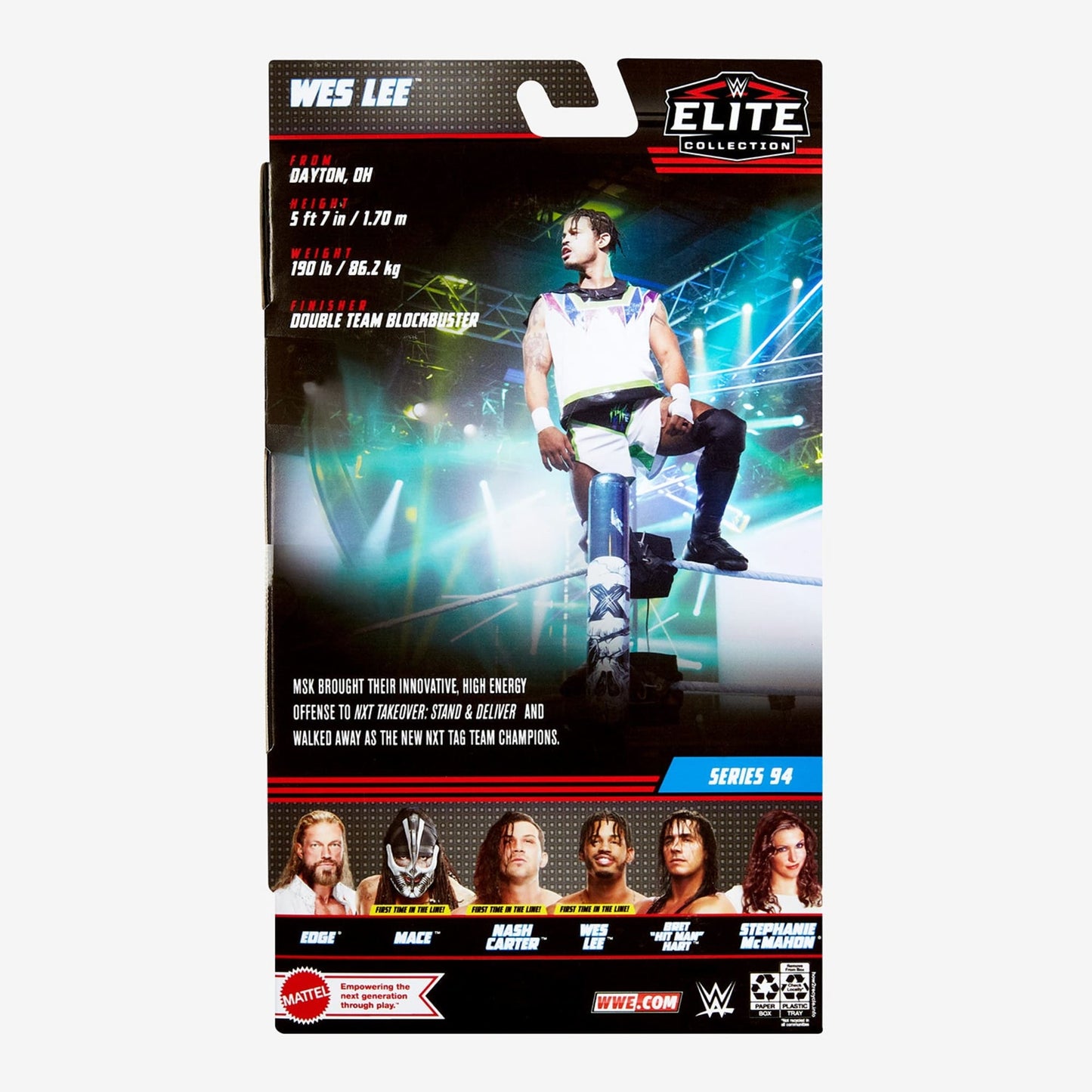 WWE Wes Lee Elite Collection Action Figure - Mô Hình Đồ Chơi Siêu Sao WWE - Mattel - Hình ảnh bổ sung 7