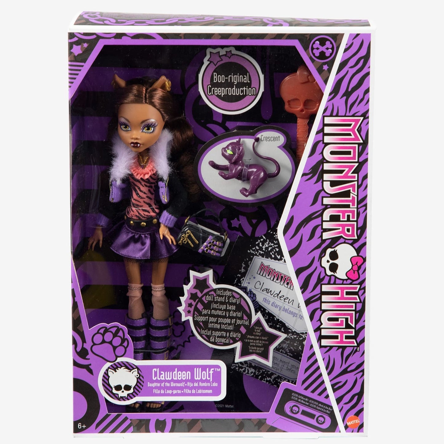 Monster High Clawdeen Wolf Reproduction Doll Búp Bê Sưu Tầm G1 Mattel HGC30 - Hình ảnh bổ sung 8