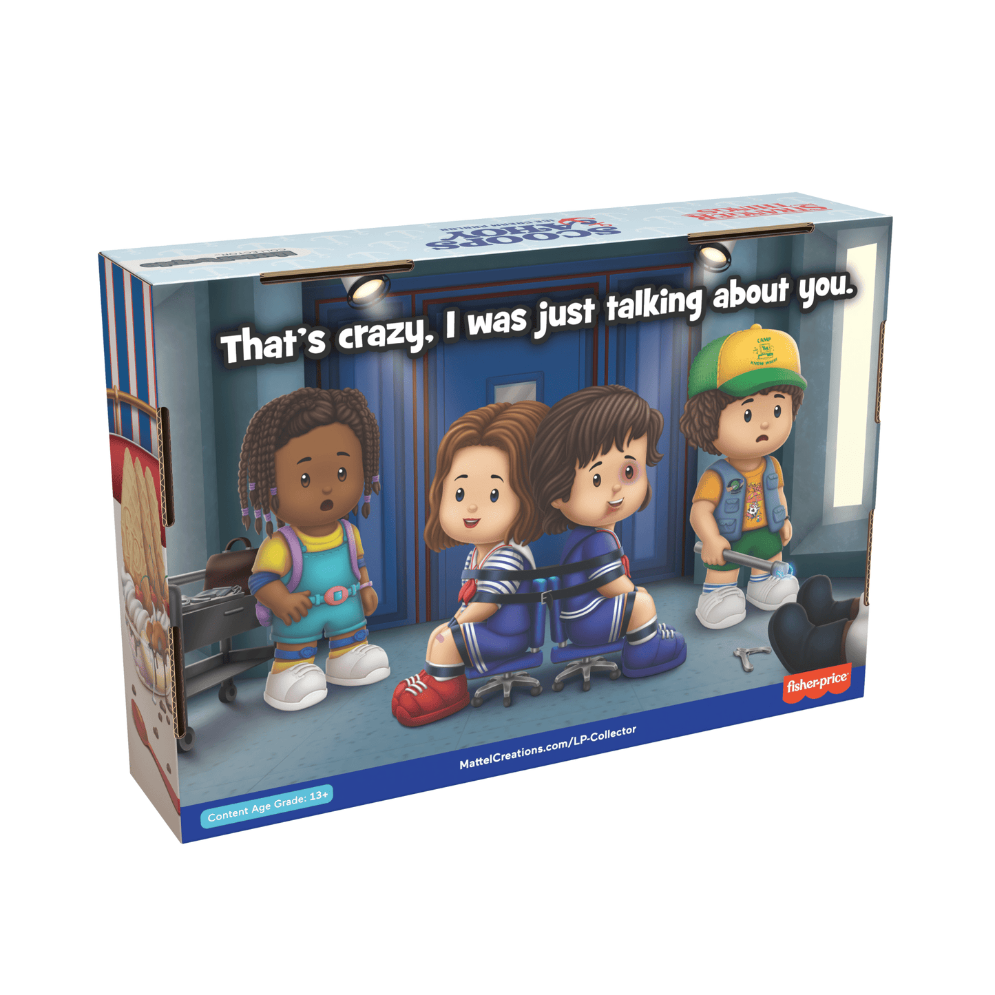 Little People Collector Stranger Things: Scoops Troop Special Edition Set - Bộ Mô Hình Nhân Vật Sưu Tầm Mattel Mattel - ảnh 2