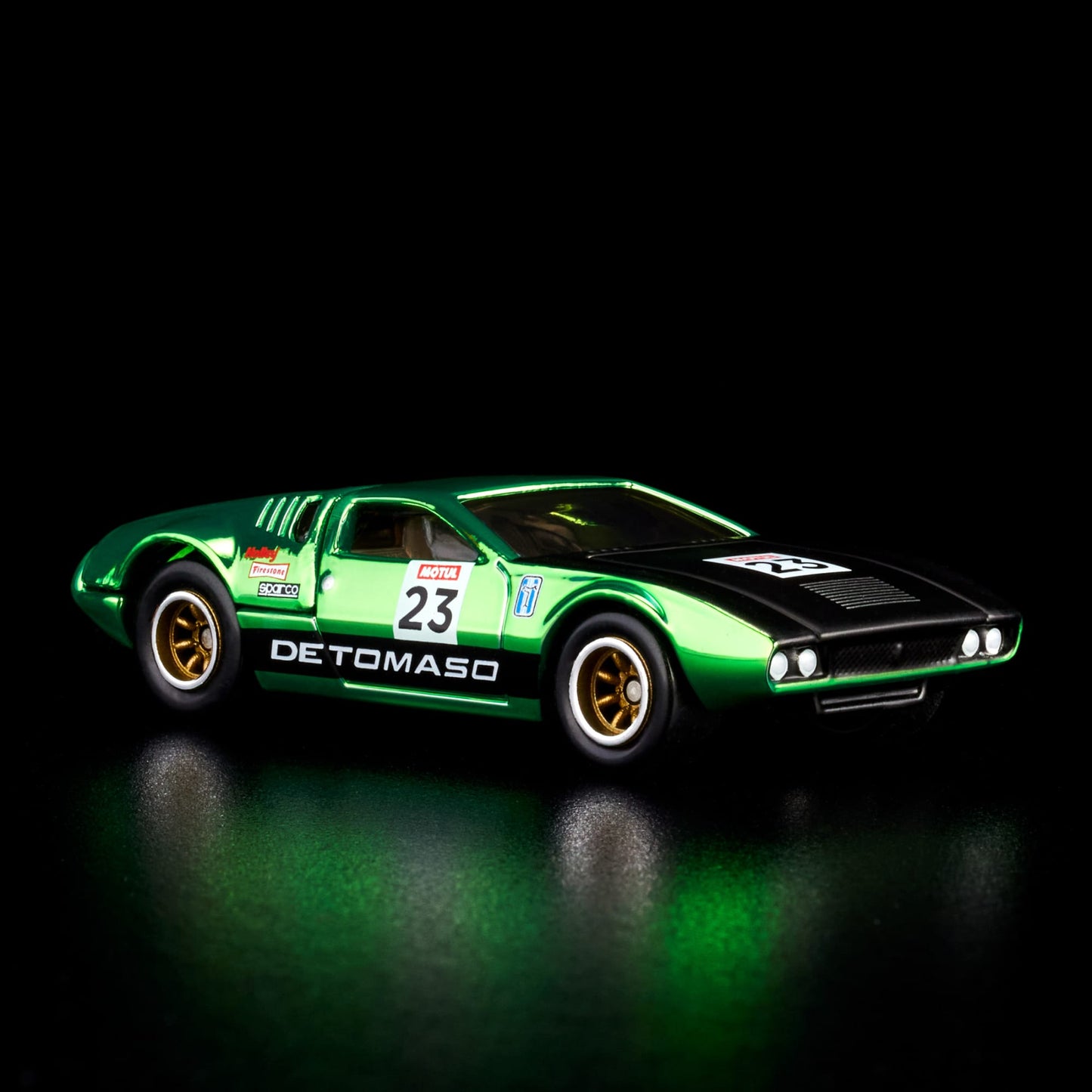 RLC Exclusive 1971 De Tomaso Mangusta - Mô hình xe kim loại 1:64 Hot Wheels Red Line Club - Góc nhìn khác 3