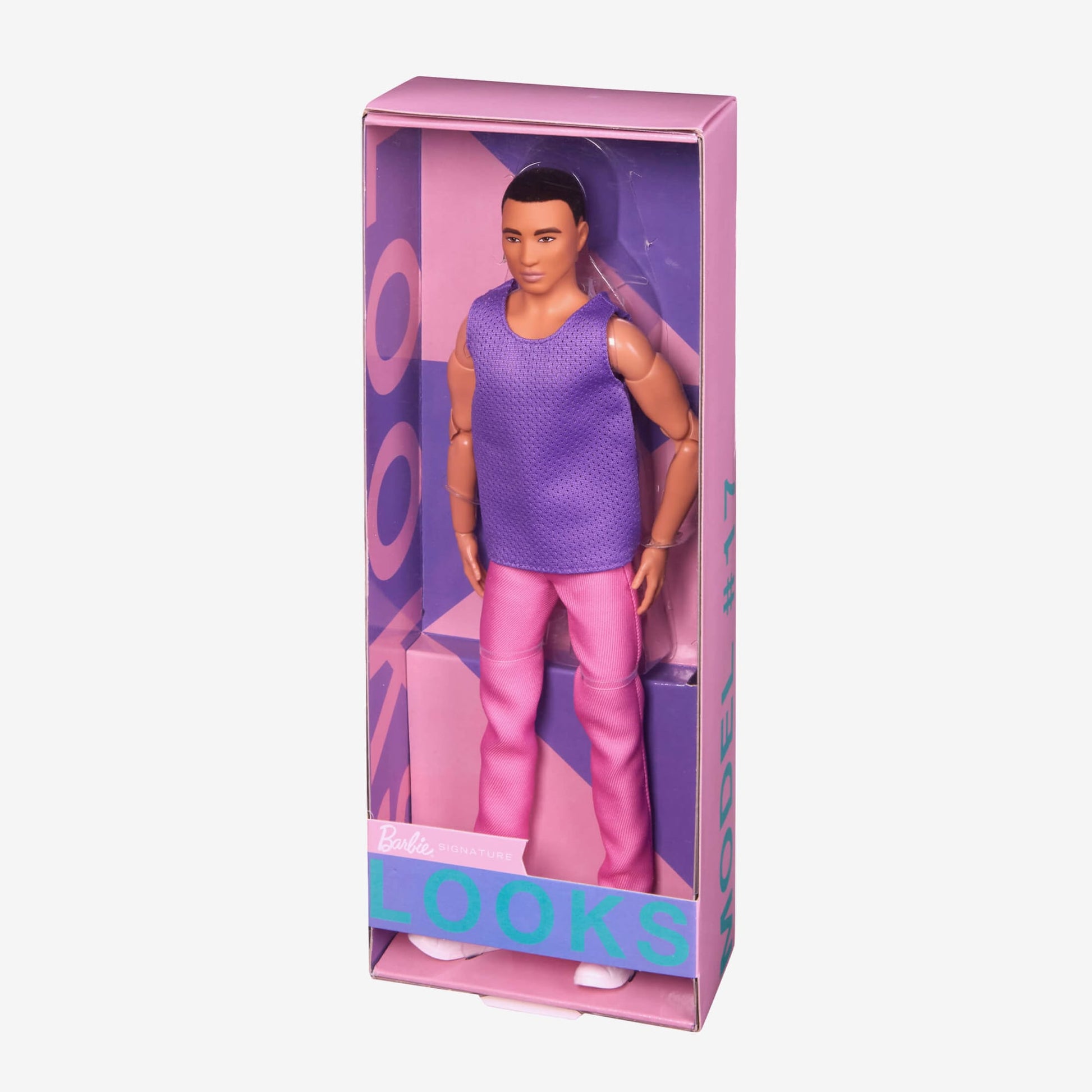 Barbie Looks Ken Doll (Original, Short Black Hair) - Mô hình búp bê Ken #17 - Barbie Signature - Hình ảnh bổ sung 8