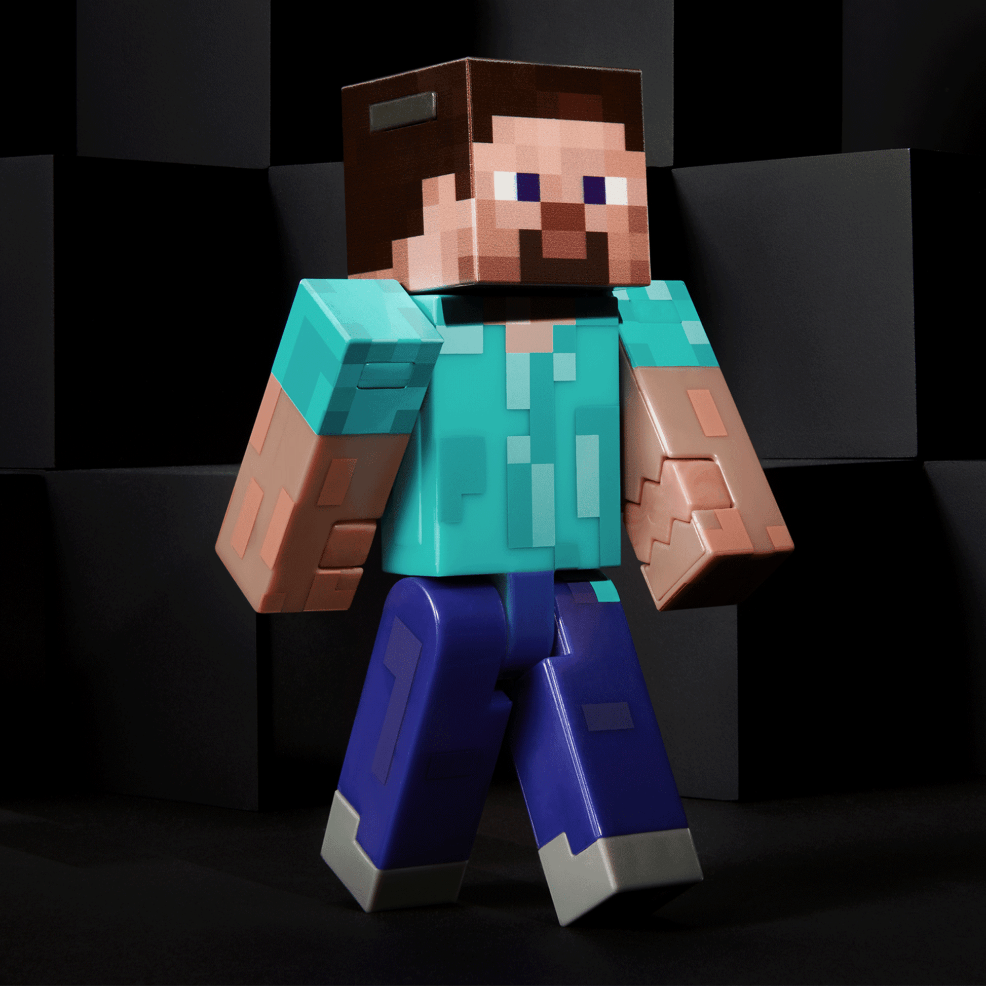 Minecraft Diamond Level Steve Collector Action Figure - Mô Hình Nhân Vật Sưu Tập Chính Hãng Mattel - Hình ảnh bổ sung 5