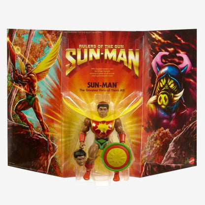 Masters of the Universe Origins Sun-Man Action Figure - Mô Hình Nhân Vật Sưu Tầm Chính Hãng Mattel - Hình ảnh bổ sung 4