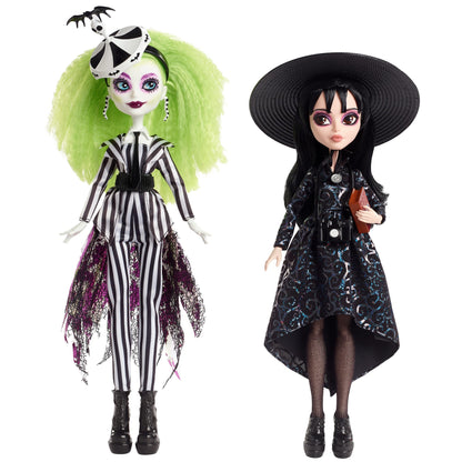 Beetlejuice & Lydia Deetz Monster High Skullector Doll 2-Pack - Bộ Búp Bê Sưu Tầm Cao Cấp - Monster High
