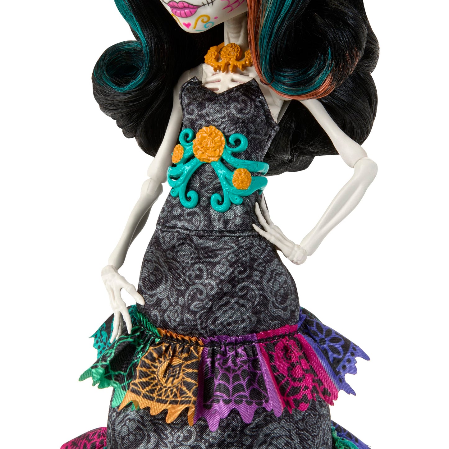 Monster High Skelita Calaveras Dia de Muertos 2024 Doll - Búp Bê Sưu Tầm Lễ Hội Người Chết - Mattel Creations - Góc nhìn khác 3