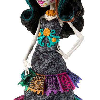 Monster High Skelita Calaveras Dia de Muertos 2024 Doll - Búp Bê Sưu Tầm Lễ Hội Người Chết - Mattel Creations - Góc nhìn khác 3