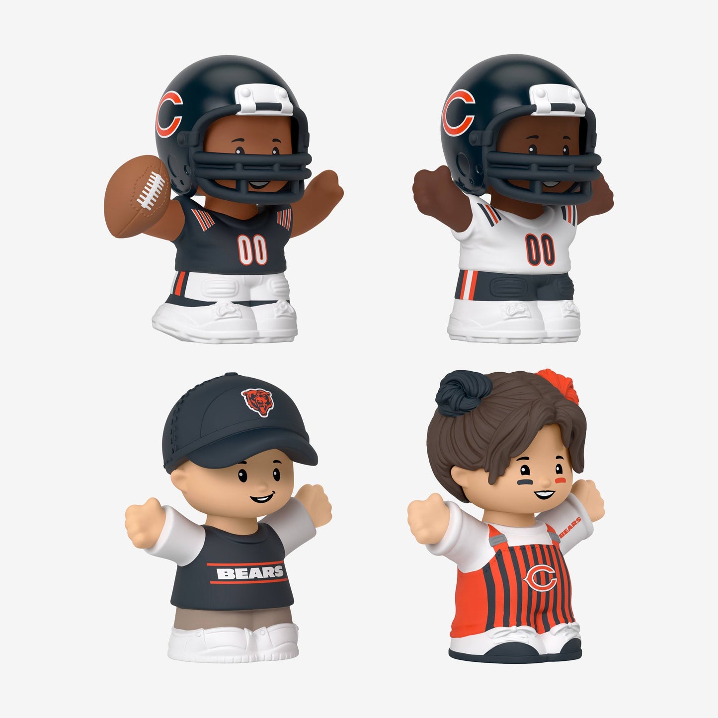 Little People Collector x NFL Chicago Bears Set - Bộ Figure Sưu Tầm Bóng Bầu Dục - Mattel - Hình ảnh bổ sung 7
