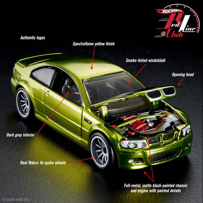RLC Exclusive 2006 BMW M3 - Yellow Xe Mô Hình Diecast Hot Wheels