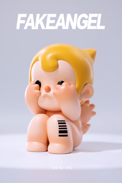 FAKE ANGEL-See no evil Mô hình Art Toy Resin WeArtDoing - Hình ảnh sản phẩm