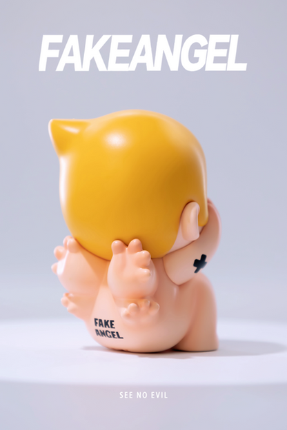 FAKE ANGEL-See no evil Mô hình Art Toy Resin WeArtDoing - Hình ảnh chi tiết 2