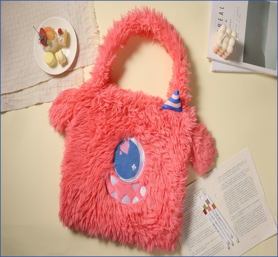 Feeling Well Monster Planet Plush Shoulder Bag - Túi Đeo Vai Bông Cao Cấp Feeling Well - Hình ảnh sản phẩm