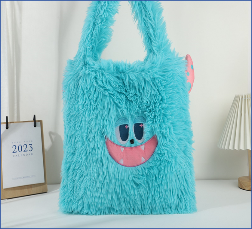 Feeling Well Monster Planet Plush Shoulder Bag - Túi Đeo Vai Bông Cao Cấp Feeling Well - Hình ảnh chi tiết 2