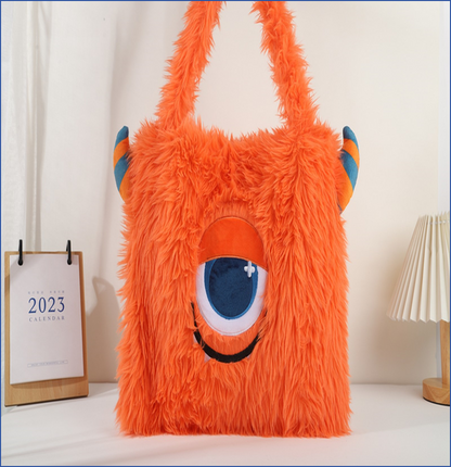 Feeling Well Monster Planet Plush Shoulder Bag - Túi Đeo Vai Bông Cao Cấp Feeling Well - Góc nhìn khác 3