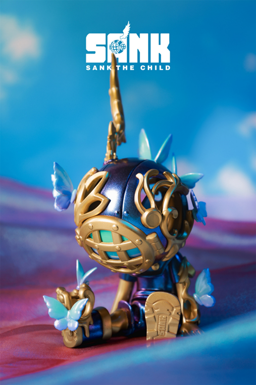 Sank Good Night Series-Butterfly-Blues - Mô Hình Art Toy Cao Cấp Sank Toys