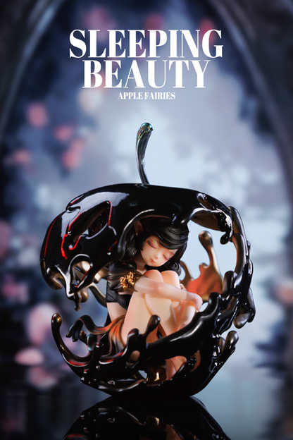 Sleeping Beauty-Apple Fairies-Black - Tượng Nghệ Thuật Resin Limited - WeArtDoing - Hình ảnh sản phẩm