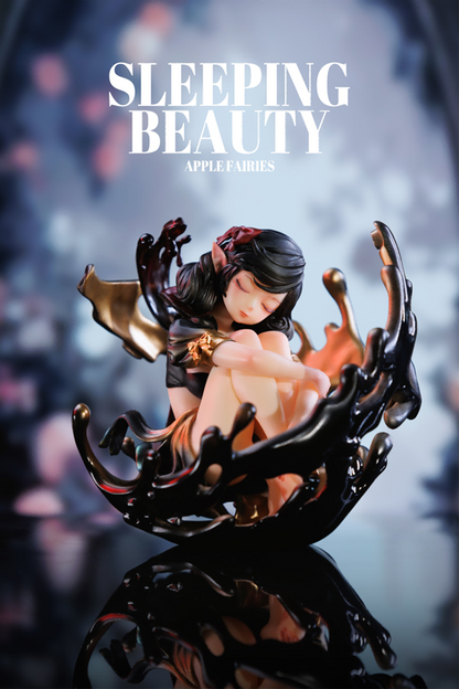 Sleeping Beauty-Apple Fairies-Black - Tượng Nghệ Thuật Resin Limited - WeArtDoing - Hình ảnh chi tiết 2