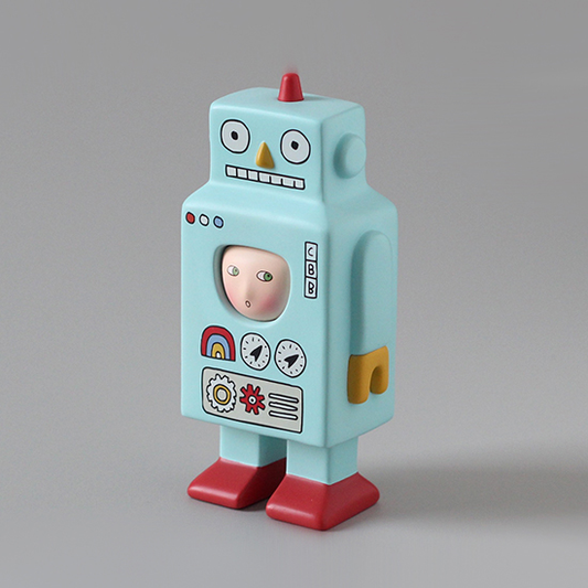 CBB Space Travel 200% Robot blue - Mô hình Art Toy Cao Cấp - Xinghui Creations - Hình ảnh chi tiết 2