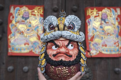 Daruma Doll-Lion Dance-Yellow - Mô Hình Art Toy Giới Hạn - WeArtDoing - Hình ảnh bổ sung 4