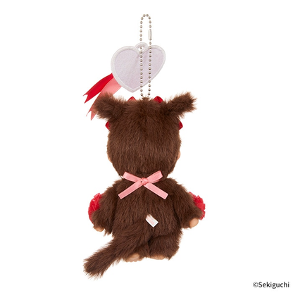 Happy Color Monchhichi Keychain - Móc khóa gấu bông Monchhichi chính hãng - Hình ảnh bổ sung 5